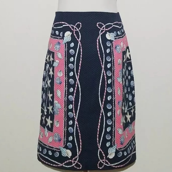 Talbots Skirt Multi-color A-line Size 10 P Medium - Picture 3 of 3